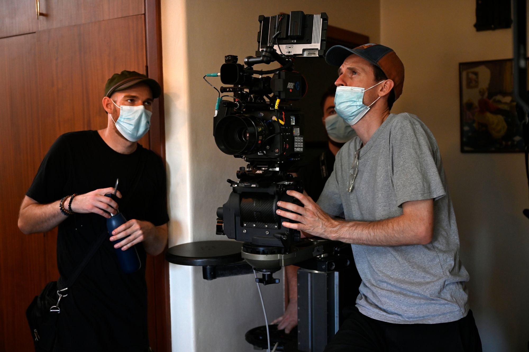 Director DAVID VINCENT SMITH and Director of Photography LEWIS POTTS. David Dare Parker