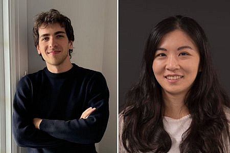 Nicholas Pribilovic and Jessica Chong.